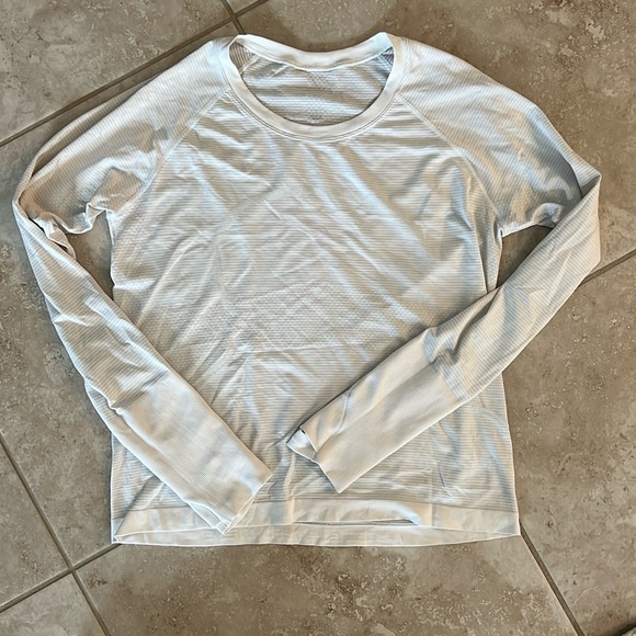 Lululemon Swiftly Long Sleeve Race Length White - Picture 1 of 2